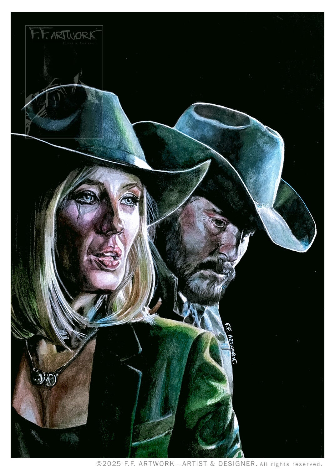 Kelly Reilly & Cole Hauser - Beth Dutton & Rip Wheeler.