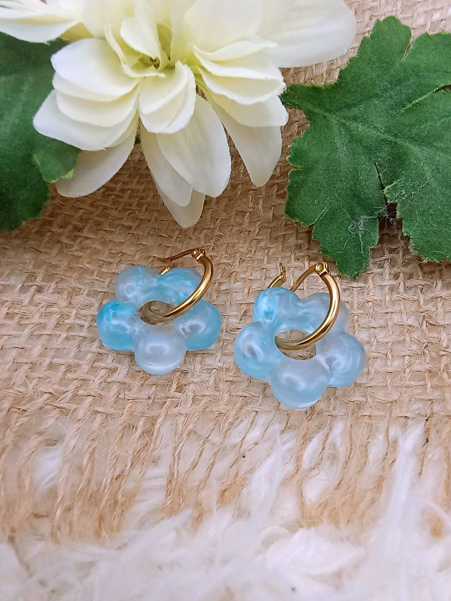 Pampilles - Collection "Azul-Fleur" - 25 mm.