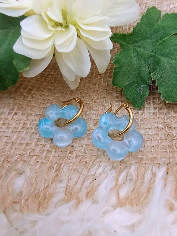 Pampilles - Collection "Azul-Fleur" - 25 mm.