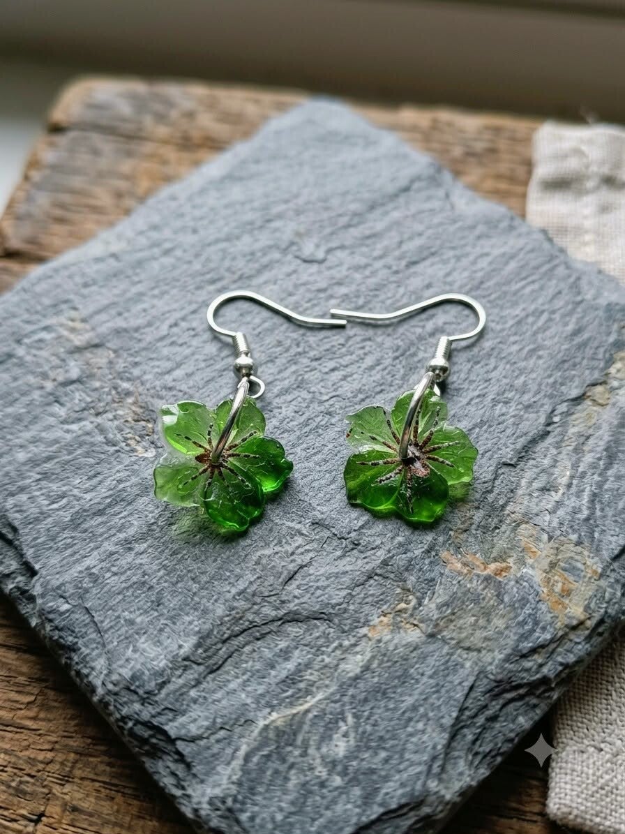 🌸 Boucles d'oreilles fleurs - La Tisseuse Bohème - 15 mm.