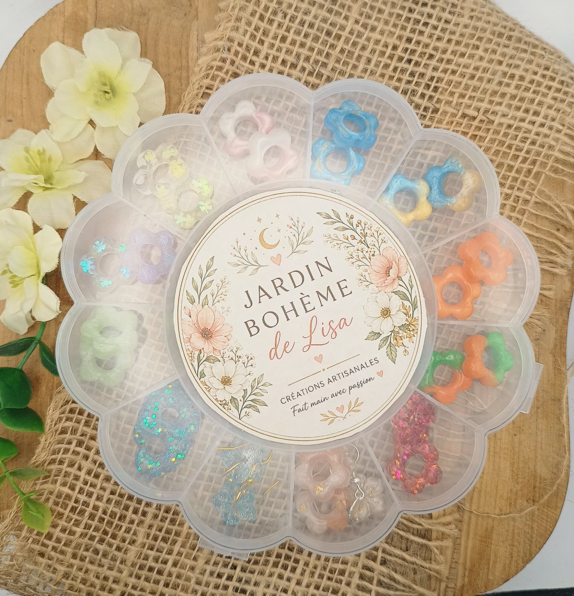 🌸 Boîte de rangement – Jardin Bohème de Lisa.