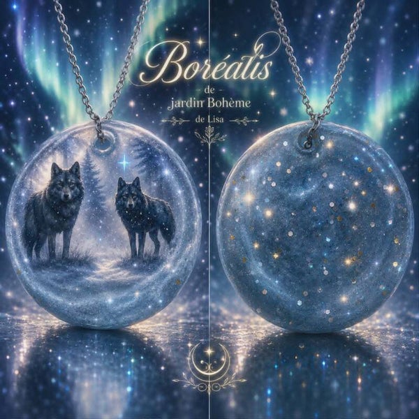 ❄️🐺Médaillon - Boréalis.