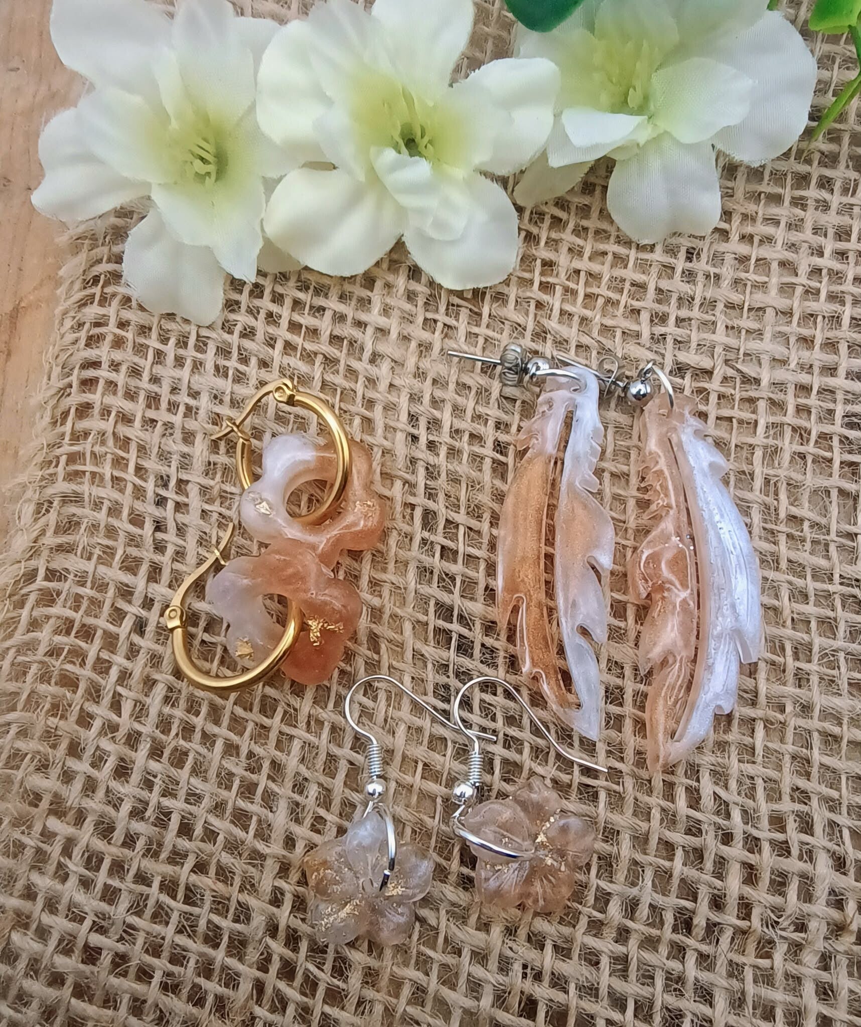 🍯Box Collection Caramélia – Boucles d’oreilles artisanales.