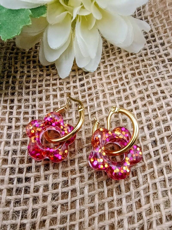 Collection "Rosée Scintillante - Fleur" - 17 mm.