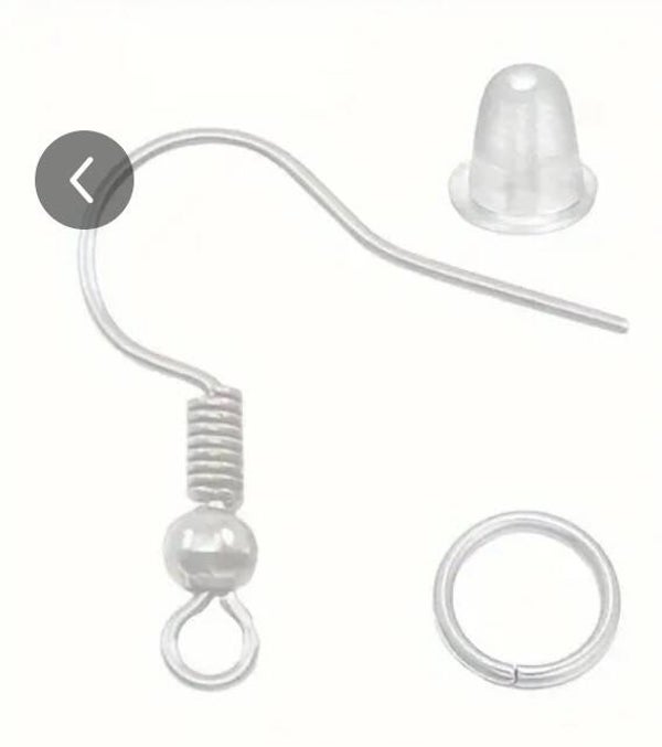 Crochet Argenté - Acier Inoxydable.