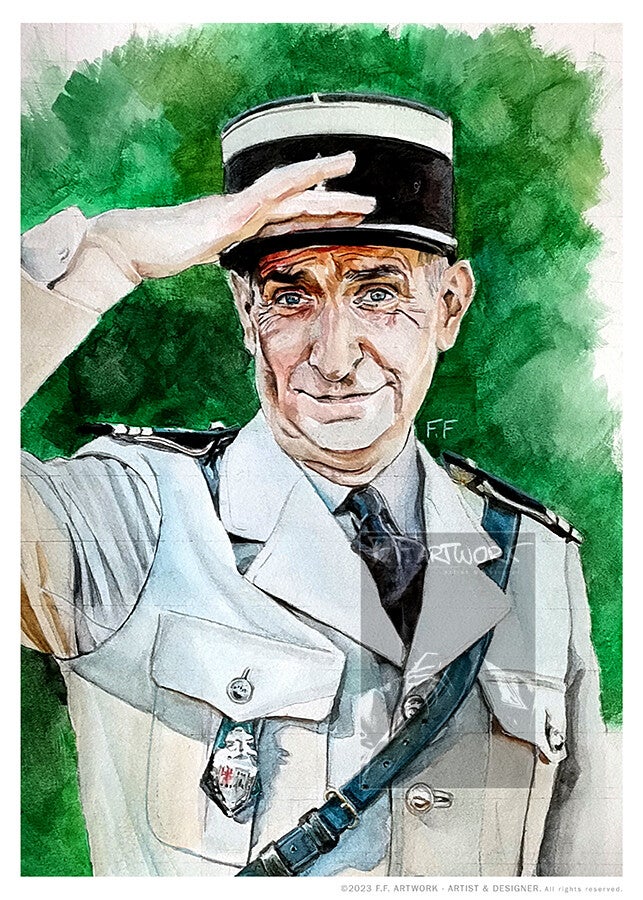 Louis De Funès - Maréchal des Logis Chef Cruchot (fichier numérique).