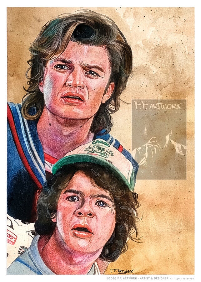 STRANGER THINGS 3 - Steve Harrington & Dustin Henderson (fichier numérique).