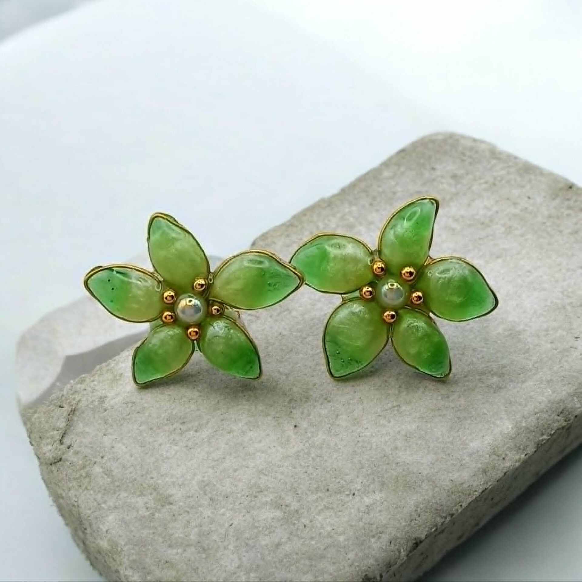 🌸Collection Souffle de Corolle - Marie - Boucles d'Oreilles.