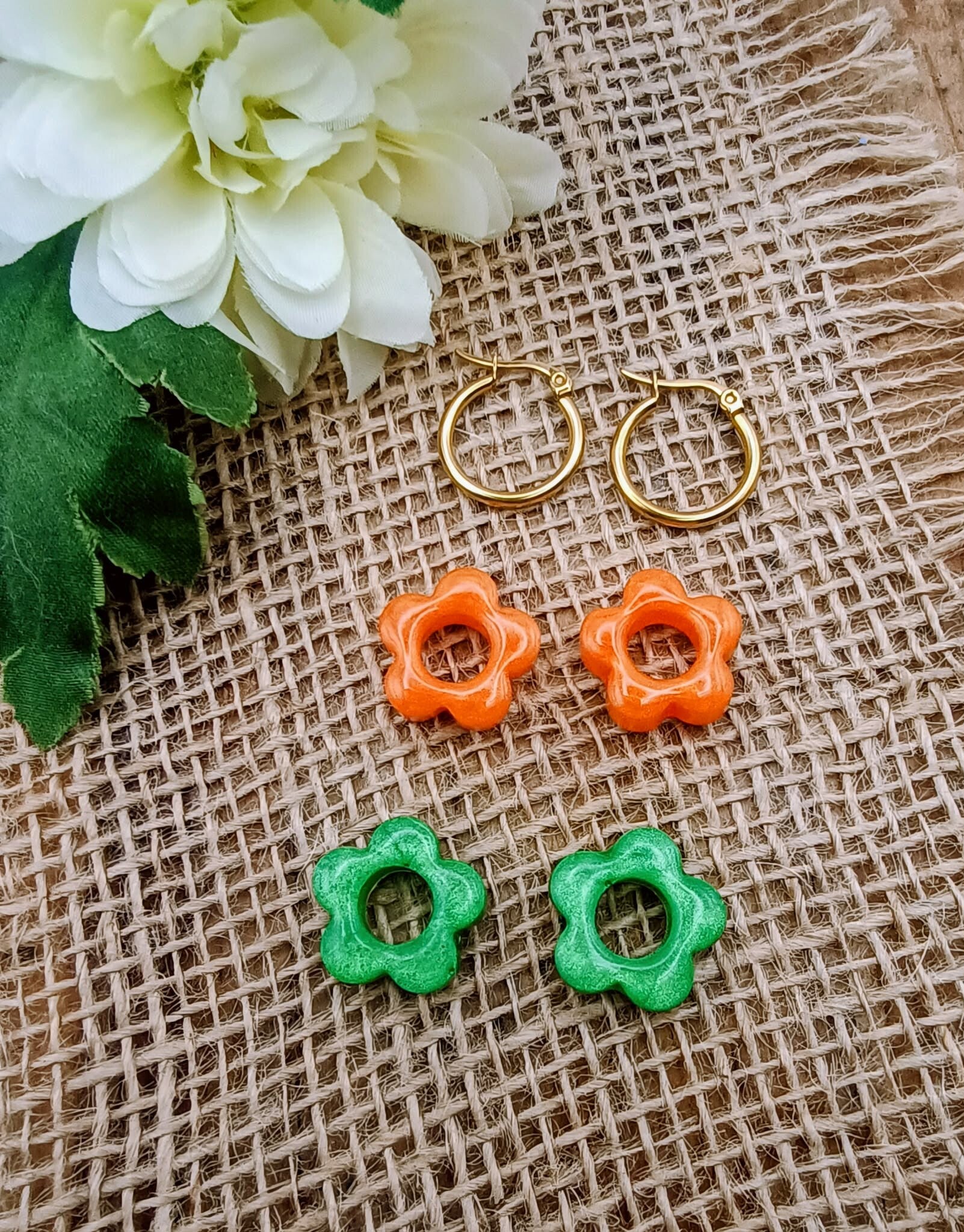 Collection "Fruitée" - Orange Vitaminée & Pomme Croquante - 17 mm.