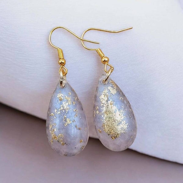 🩷✨ Boucles d'oreilles - Gouttes Essentielles "Rose Impériale".