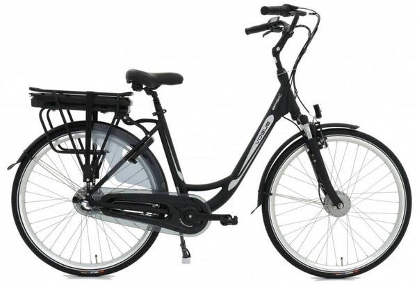 Vogue Basic N7 - Elektrische damesfiets Mat zwart/zwart