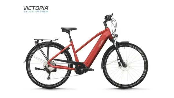 Victoria TRESALO 14 Elektrische Damesfiets 625Wh Fuego Red Matt 10V