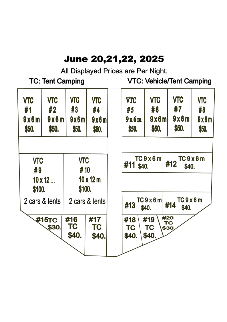 Spoxfair Camping Sites