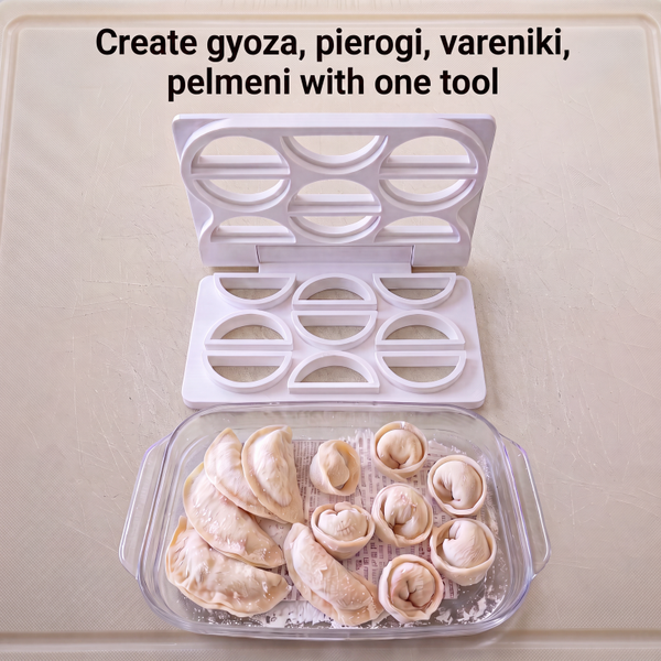 Double-sided dumpling maker. JP AdvancedPress Universal