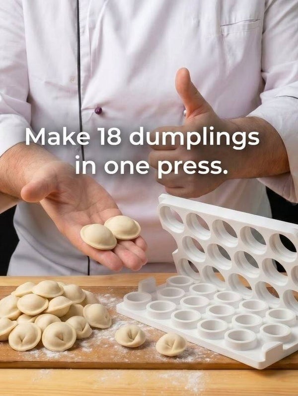 Double-sided dumpling maker. Model: DM-18