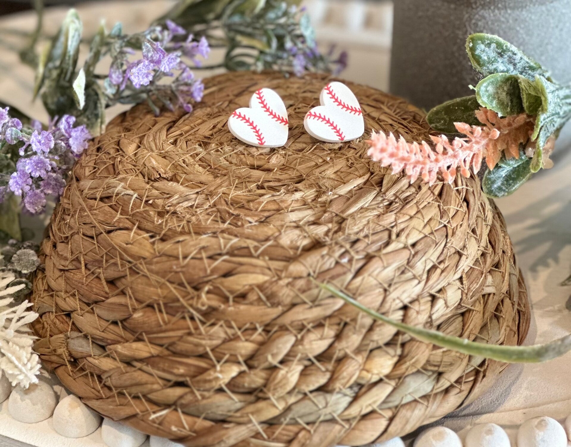 Heart shape baseball