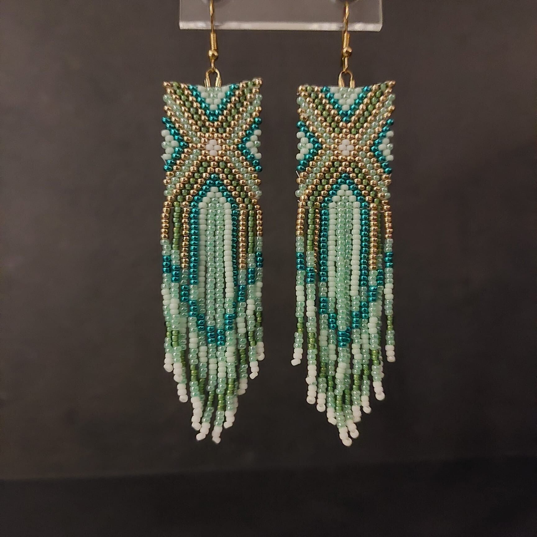 Franje oorbellen straight