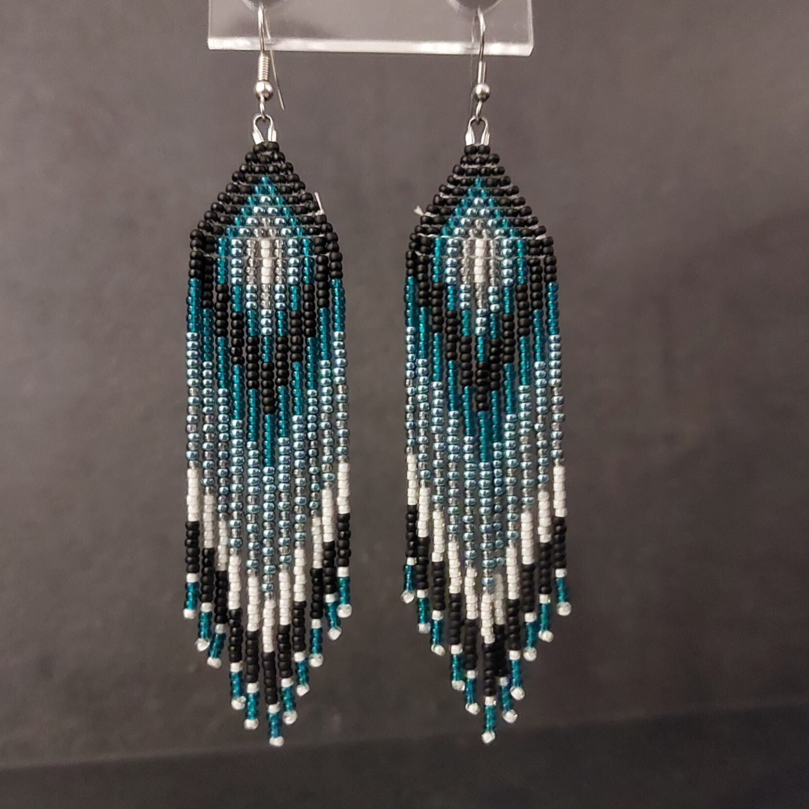 Franje oorbellen freeze