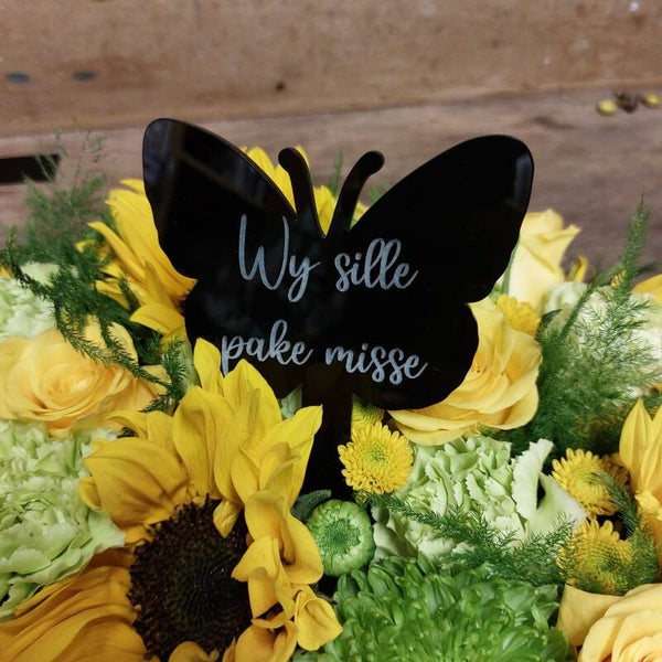 Graf ornamentje/bloemensteker