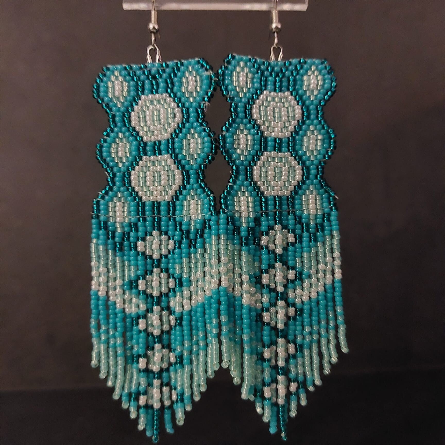 Franje oorbellen Wave