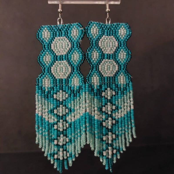 Franje oorbellen Wave