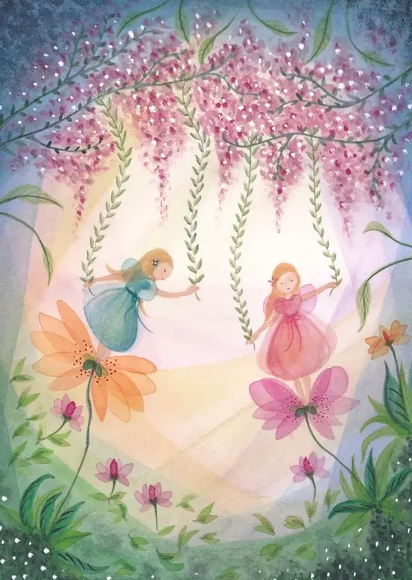 Fairies with flowers