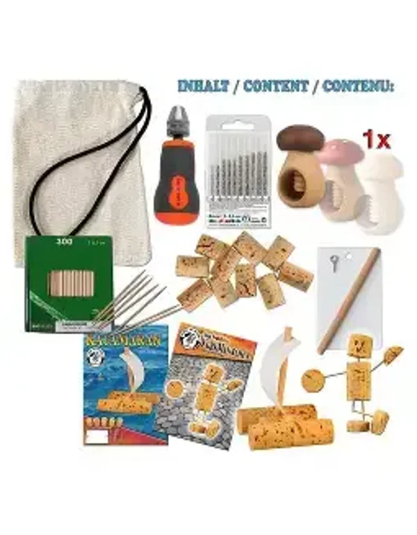 Kids at work kastanjeboor set