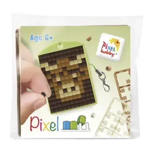 Pixel medaillon schotse hooglander