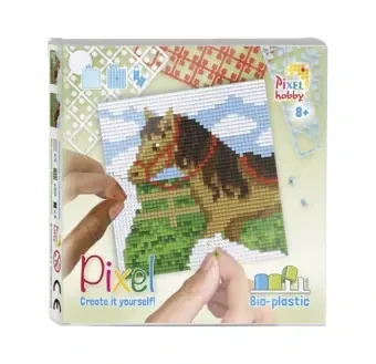 Pixel set paard