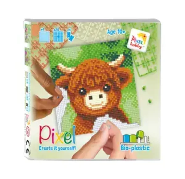 Pixel set schotse hooglander