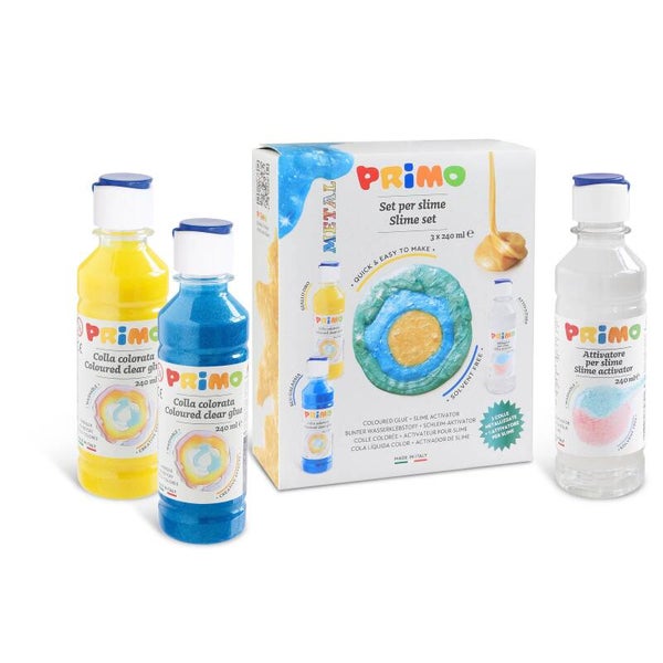 Primo Slijm activator set metalic