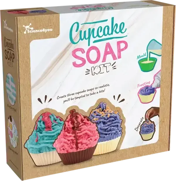 Science4you cupcake soap kit
