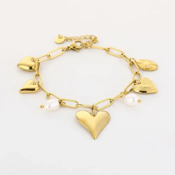 Bedel armband heart parel