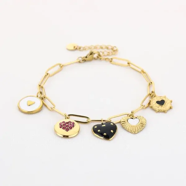 Charms LOVE hartjes