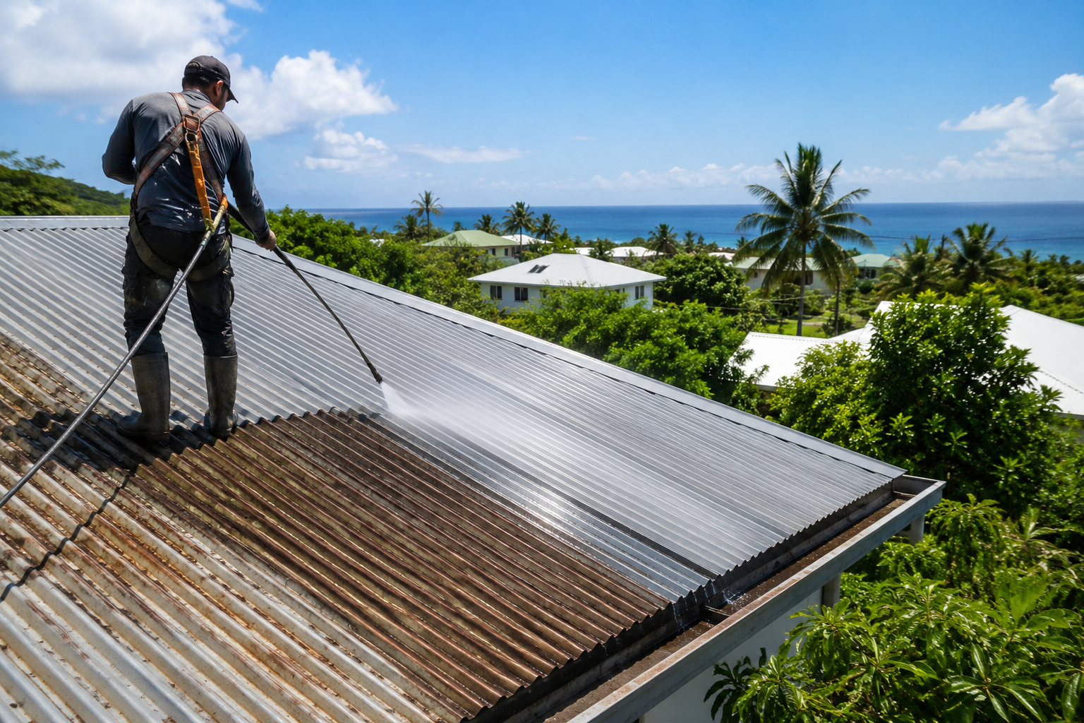 Rénovation de toiture à la Réunion