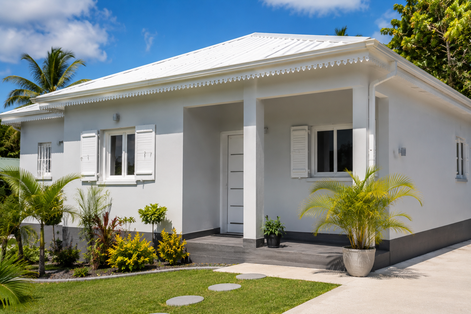ravalement de façade à la Réunion
