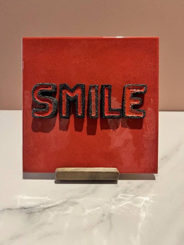 Tegel 3D 'smile'