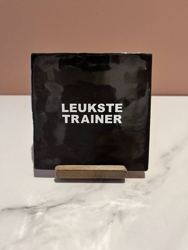 Tegel 'Leukste trainer'
