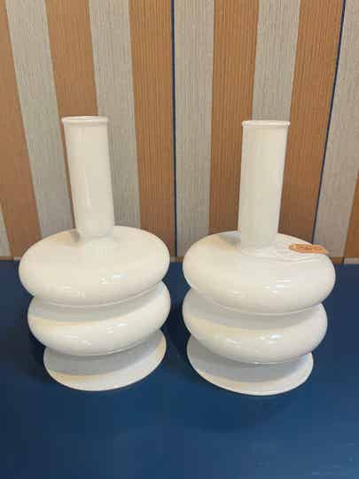 Kaarsenstandaard wit