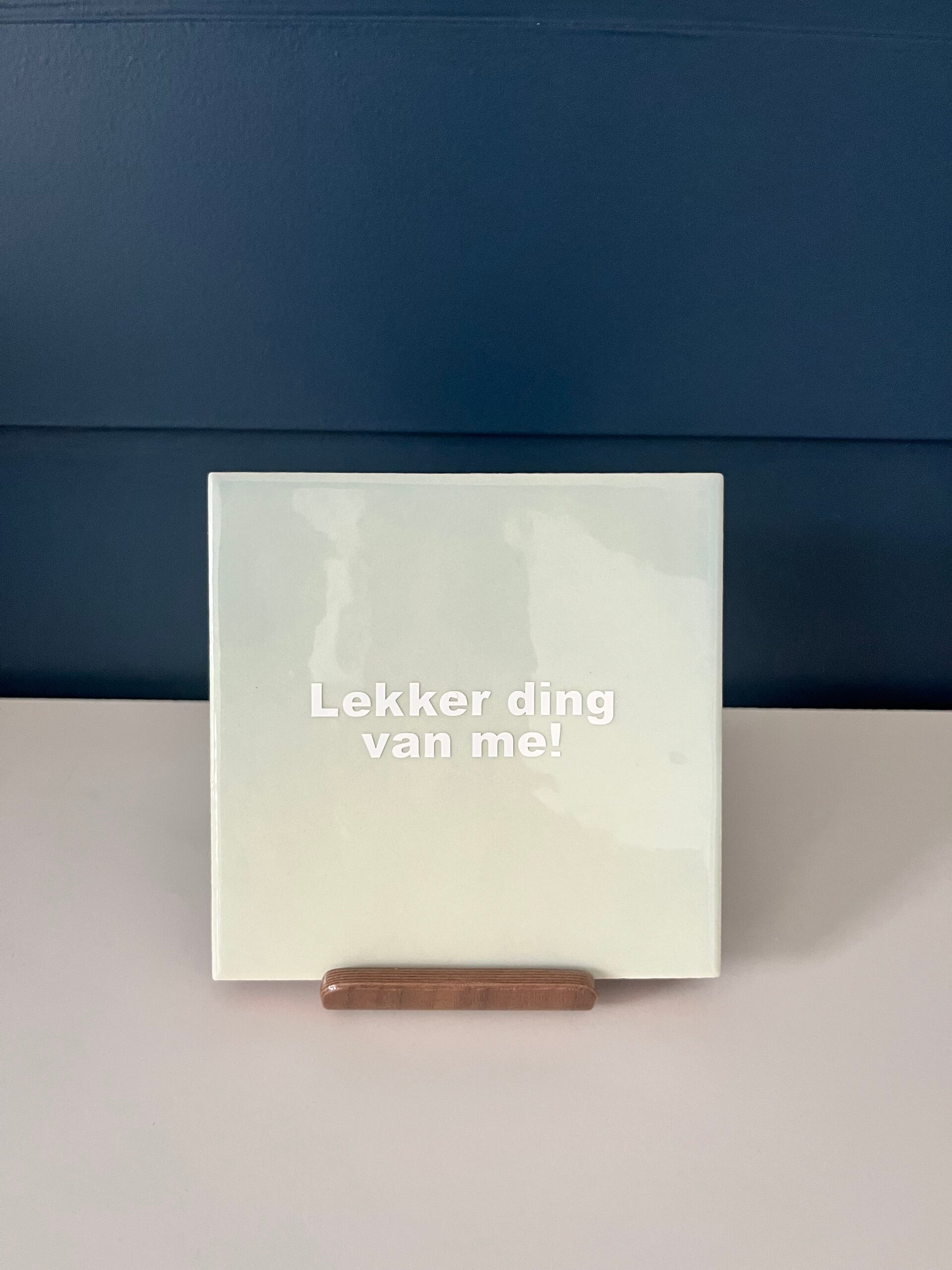 Tegel ‘lekker ding van me’