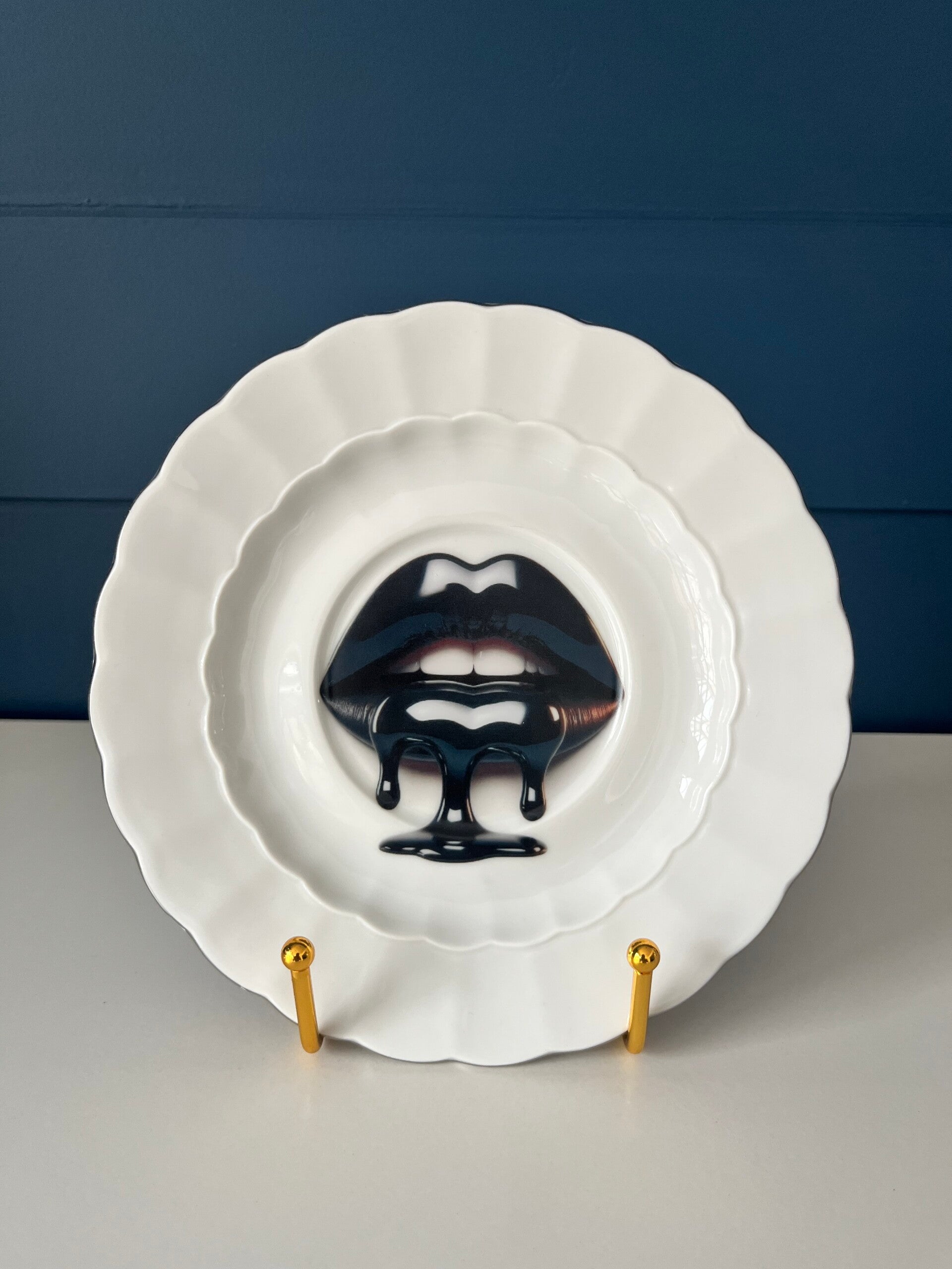 Wandbord ‘Black lips’