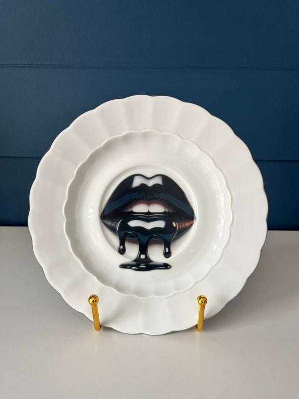 Wandbord ‘Black lips’