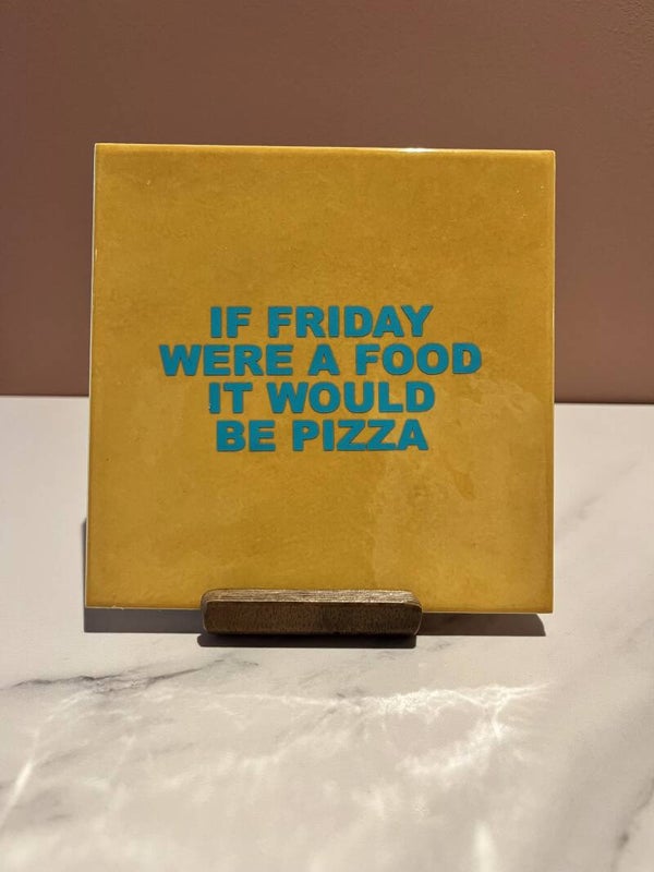 Tegel 'if friday were a food it would be pizza'