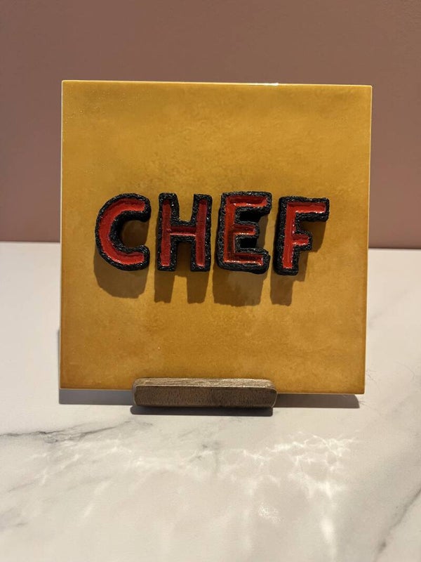 Tegel 3D 'chef'