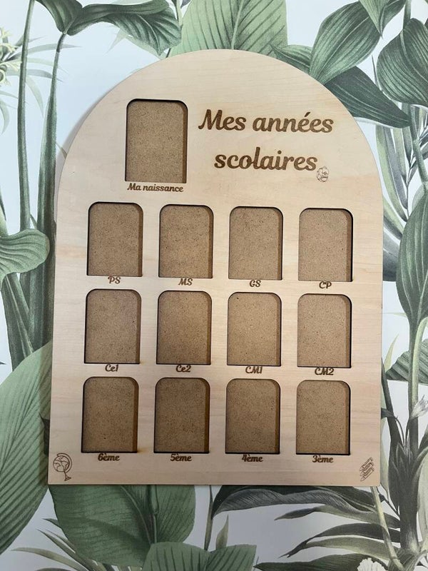 Cadre photo années scolaires