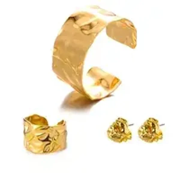 Ensemble de bijoux plaqué or pour femmes