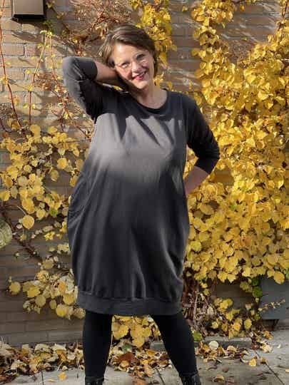 Woonjurk met ronde hals Wanda