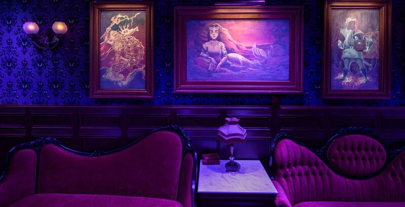 Haunted Mansion Parlor