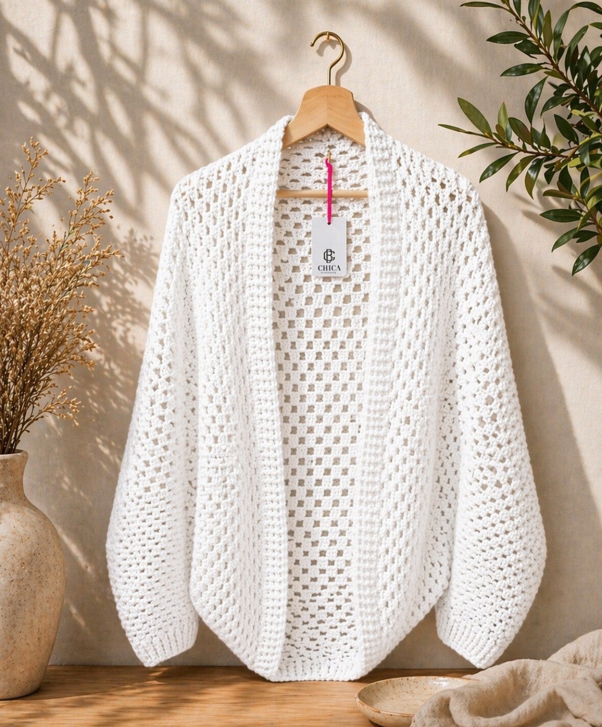 Pure White Cardigan