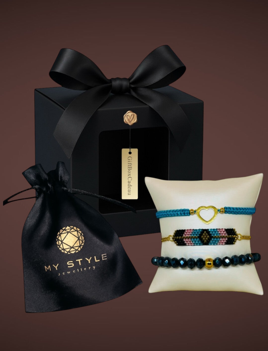 Armbanden giftset Ocean Heart